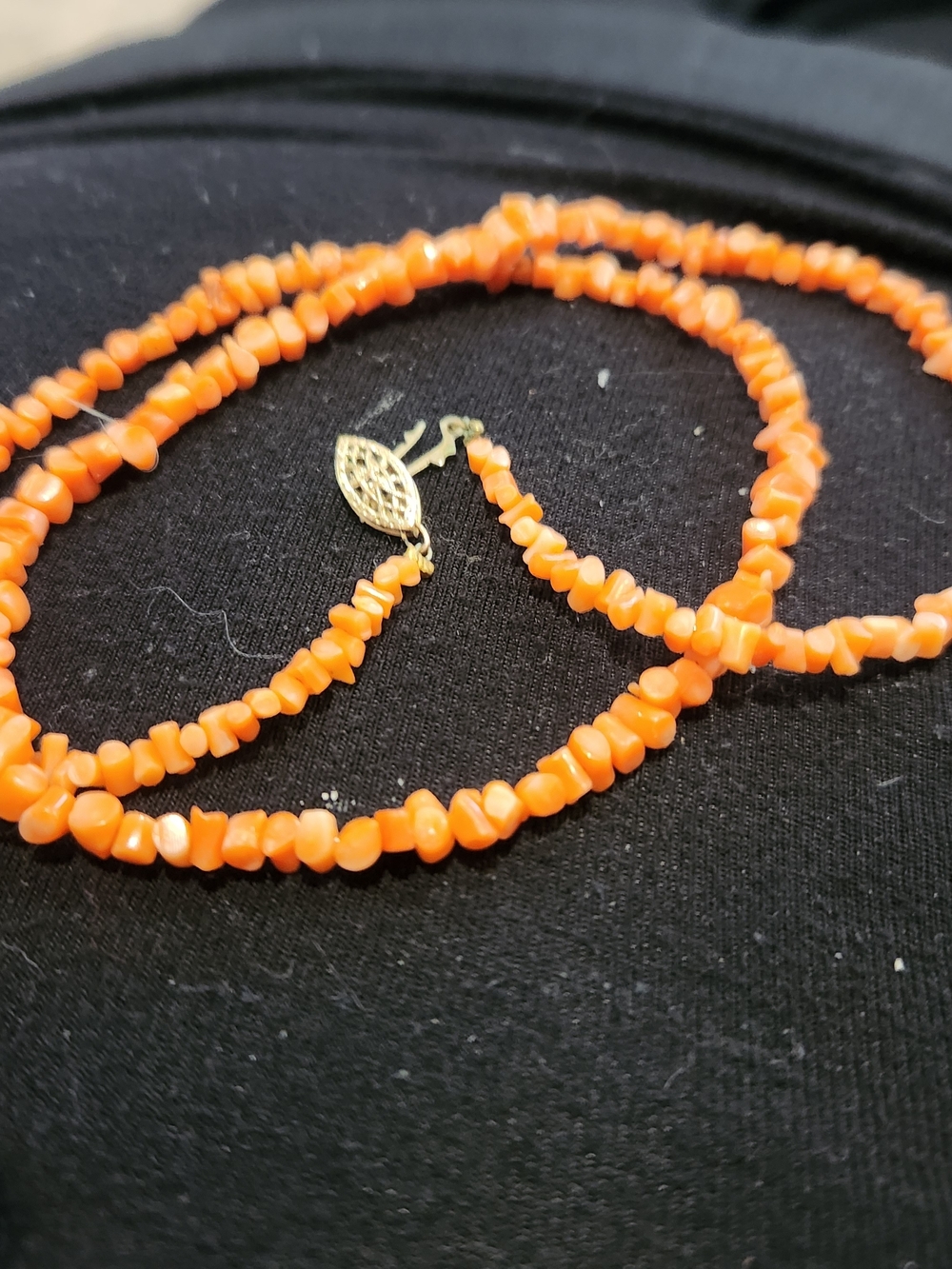 Coralchip Necklace with Gold Clasp - Women Jewelry